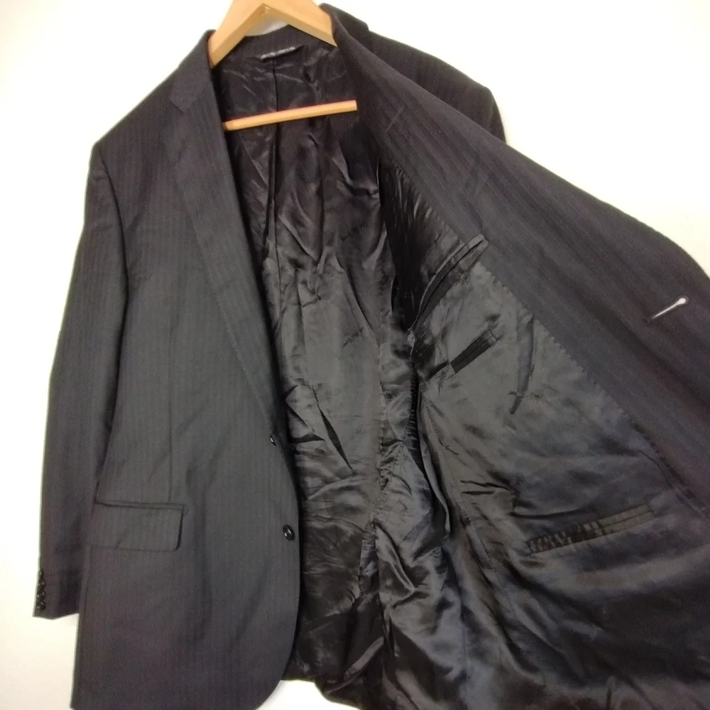 Ermenegildo Zegna Saks Fifth Avenue Classic Wool Office Sport Coat Blazer Sz 44R - Picture 8 of 16